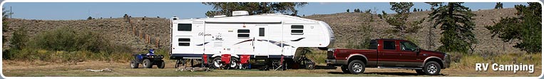 RV camping in Sublette County, Wyoming. Photo by Wesley Gooch