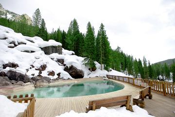 Granite Hot Springs - An hour drive in the winter from Pinedale, Wyoming