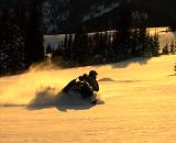 The eastern Wyoming Range at Horse Creek - Open, vast deep snow