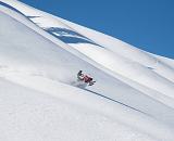 Snowmobiling Paradise - The Wyoming Mountain Range is a winter wonderland.